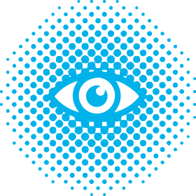 Icon Inspektion Spaleck Oberflächentechnik blau