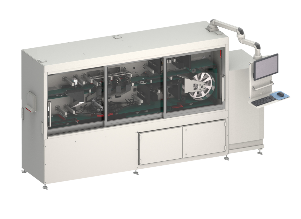 Inspektionsanlage SIT 200 R zum überprüfen von Oberflächen der Werkstücke Inspektionstechnik von Spaleck Oberflächentechnik