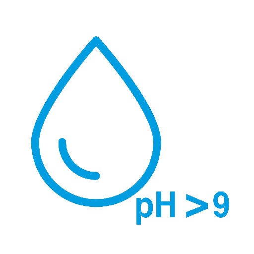 Icon alkalischer Reiniger Spaleck Oberflächentechnik blau