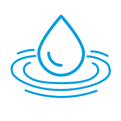 Icon wässrige Reinigersysteme Spaleck Oberflächentechnik blau