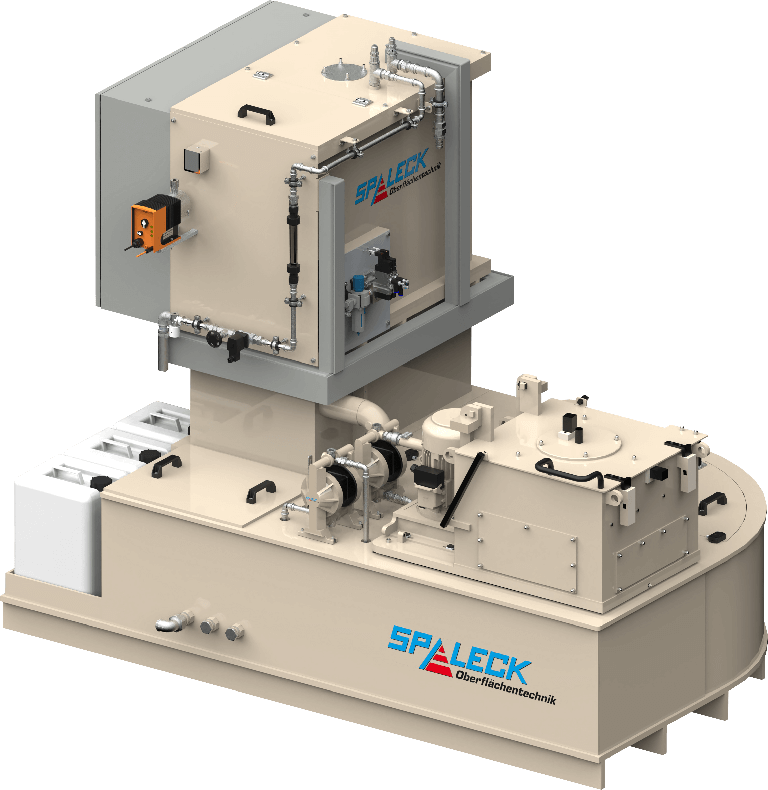 3D Modell Recycling Zentrifuge ZMT4F Prozesswasseraufbereitung Anlage von Spaleck Oberflächentechnik