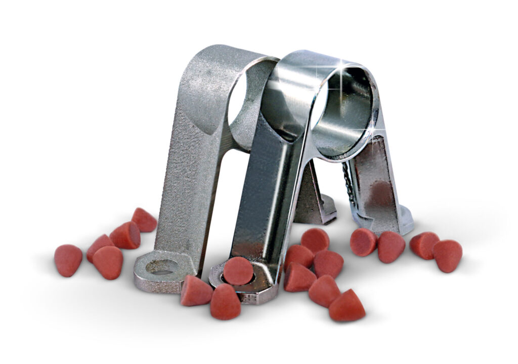 Ergebniss nach dem Schleifen mit Schleifkörpern von Spaleck Oberflächentechnik